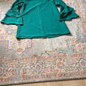 Elegant Green Women's Top